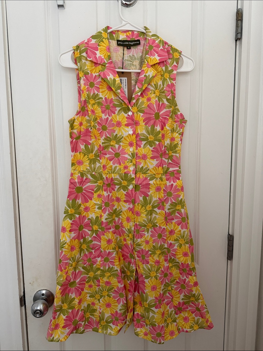 Princess Highway Vintage Daisy Mini Shirt Dress